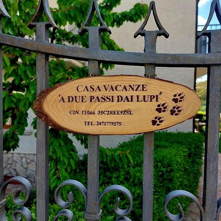 A Due Passi Dai Lupi Villa Civitella Alfedena Exterior foto